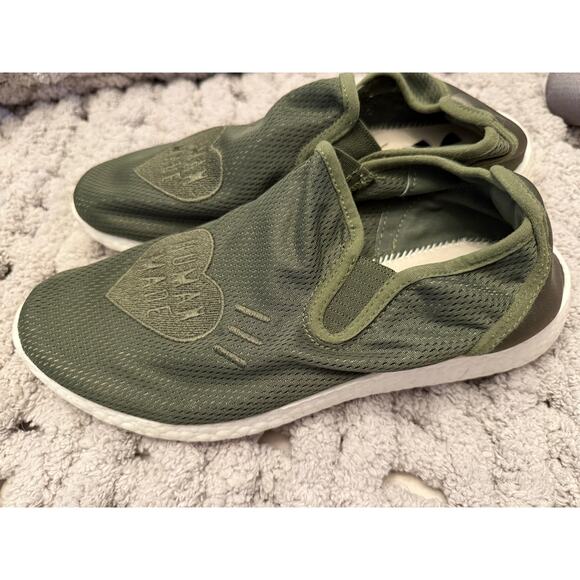 Adidas by Pharrell Williams Pure x Human Made Slip-on Shoes Sneakers Sz 8